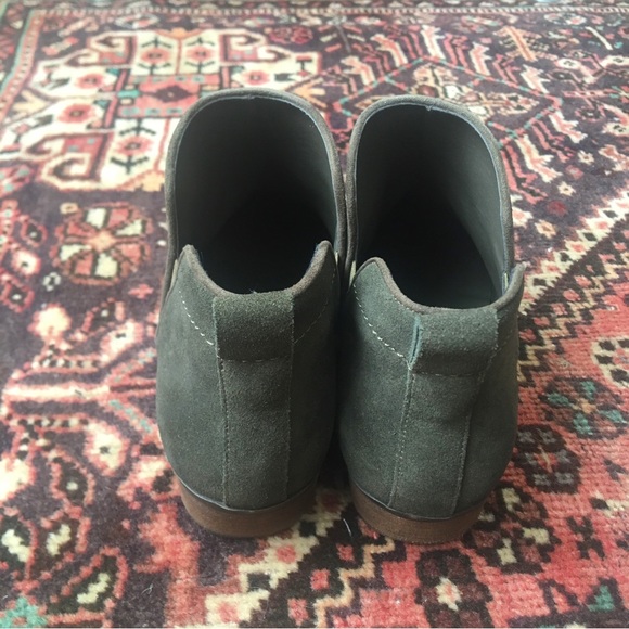 BP dark olive suede ankle boots - Picture 3 of 3